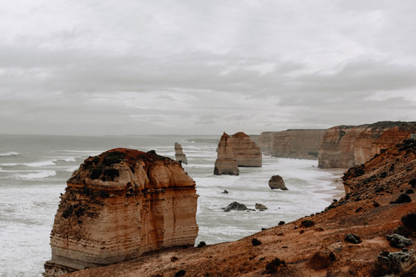 View of Australias Great Ocean Road