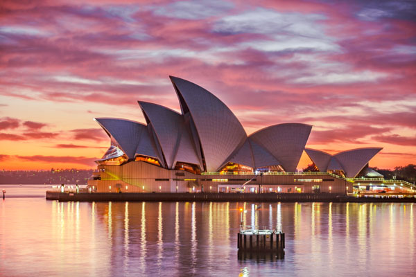 Sunset Sydney Opera House