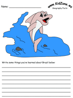 Brazil What I've Learned Worksheet
