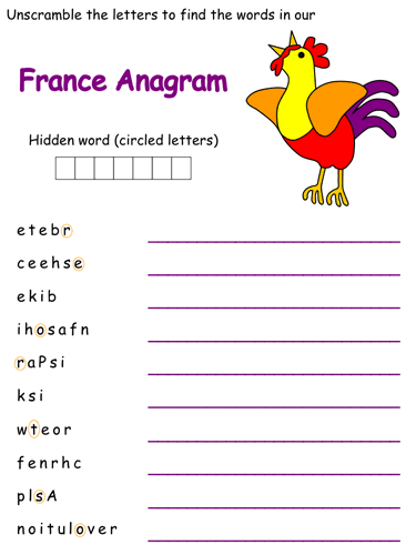 France anagram