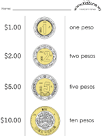 money worksheet