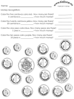 money worksheet