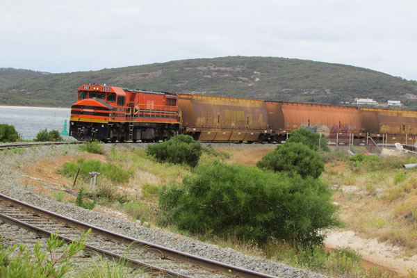 Train on Landscape