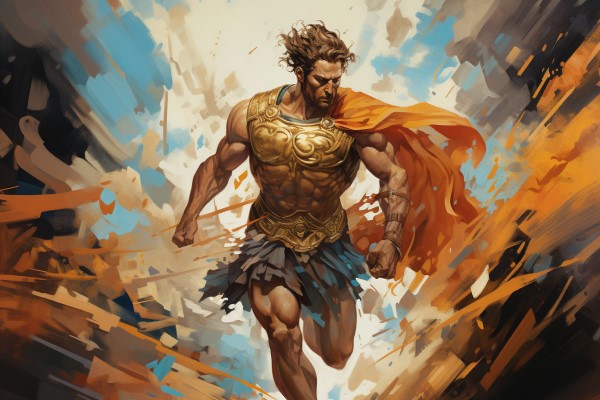 The Greek hero Achilles