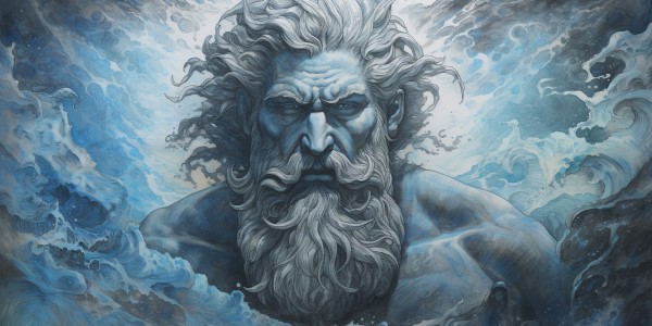 Poseidon, god of the sea