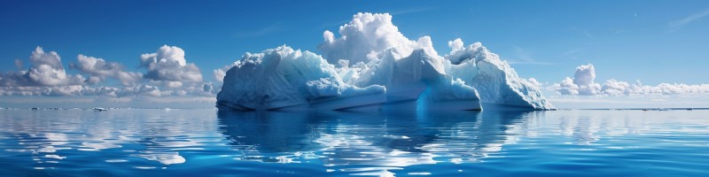 photo of an iceberg