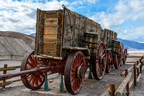 Mojave Desert Old Wagon