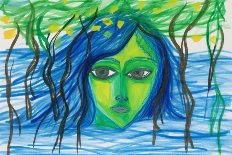 drawing of calypso