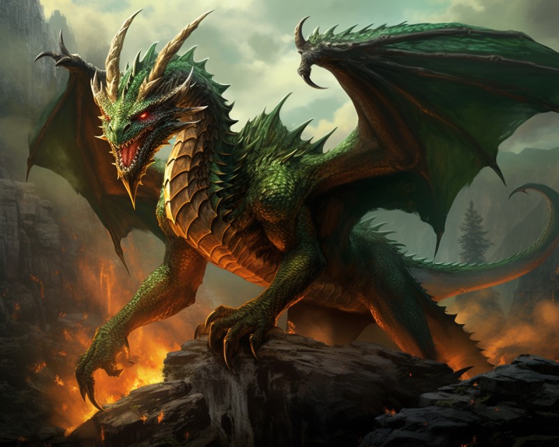 artwork of the dragon
