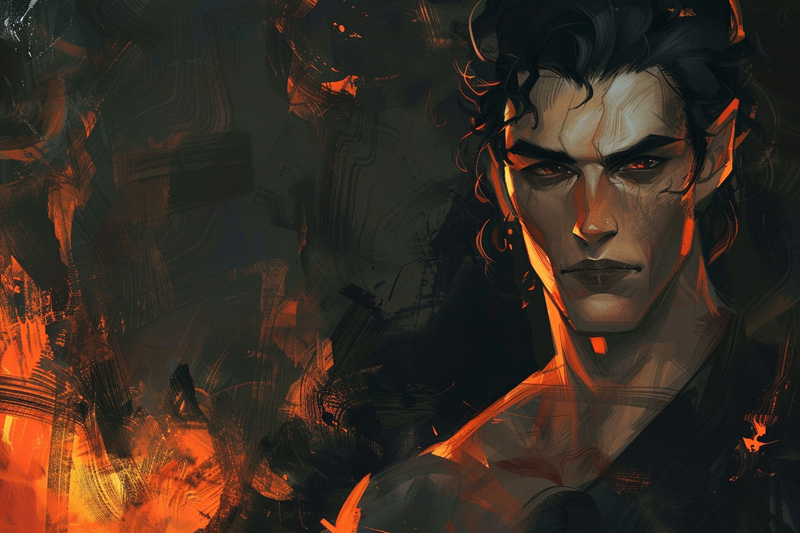digital art of Hades in the underworld