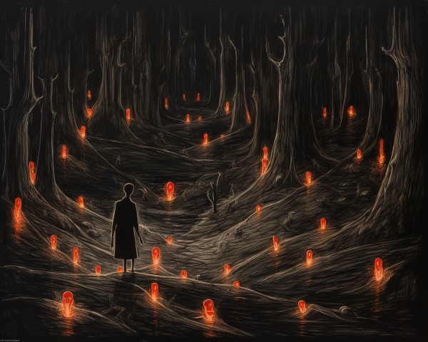 digital art of Hades in the underworld