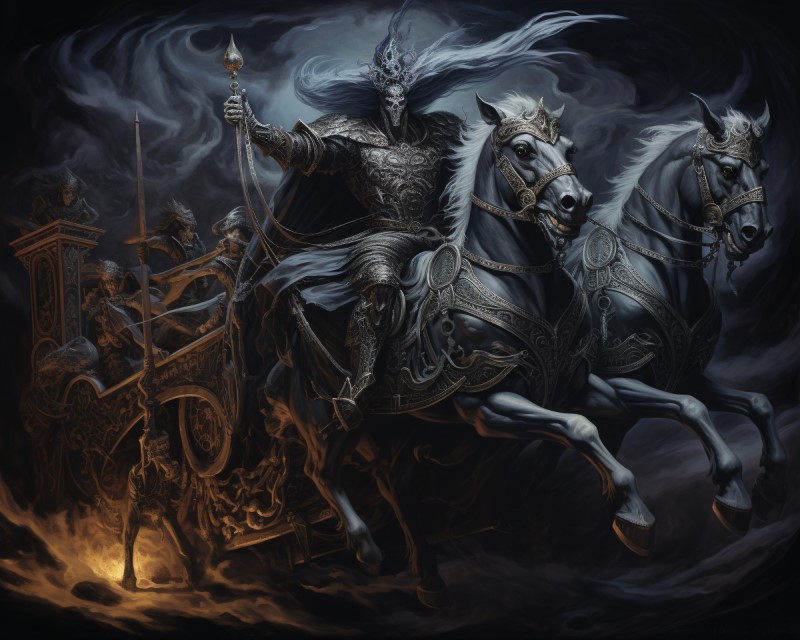 digital art of Hades