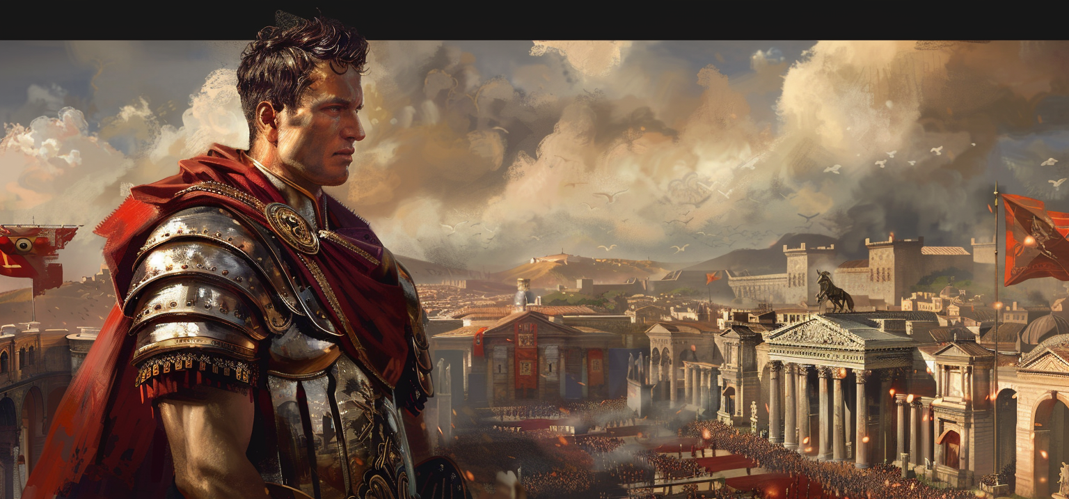 digital art of roman emperor Macsen
