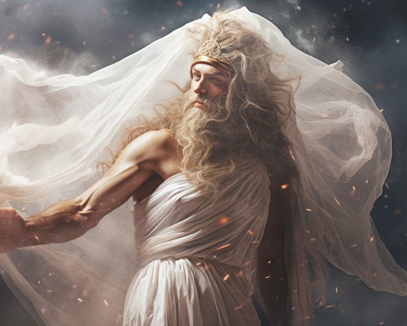artwork of Thor in a wedding dress
