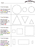 shapes recognition practice worksheet
