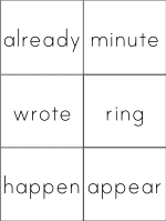 Fry Words grade four flashcards