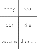 Fry Words grade four flashcards