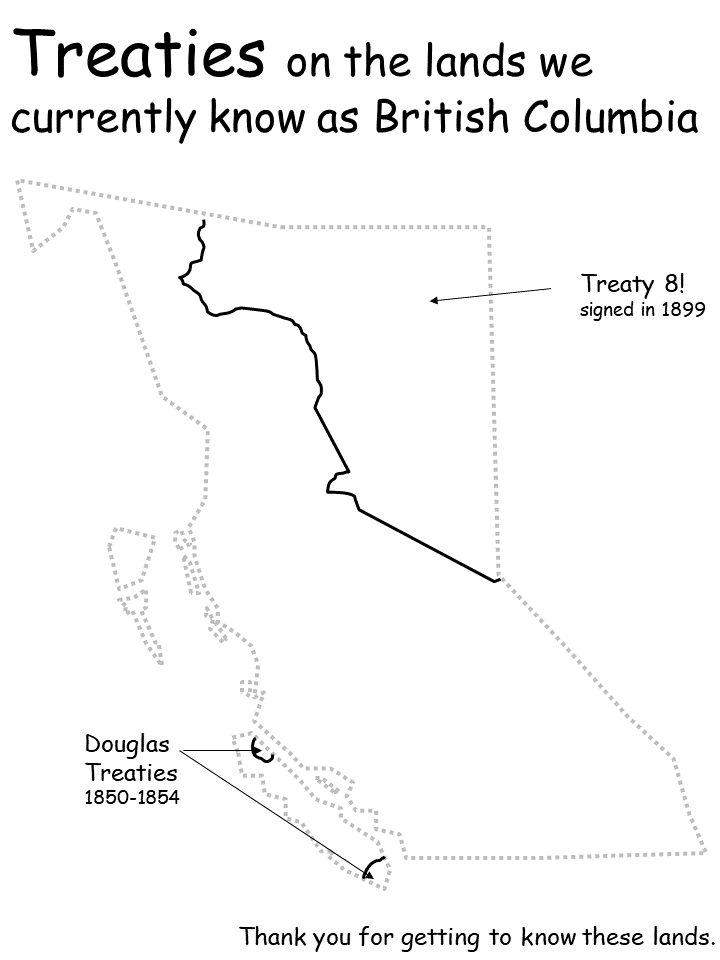 BC treaty lands map