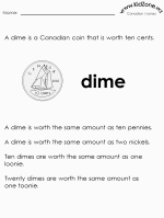 money worksheet
