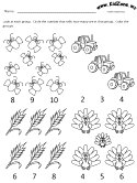 preschool math counting worksheet
