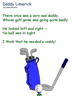 Poetry projects for kids:  Limericks