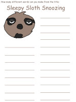 Sloth anagram