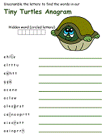 turtle anagram