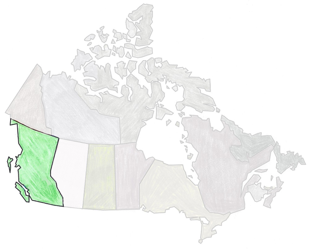 map of Canada - Yukon