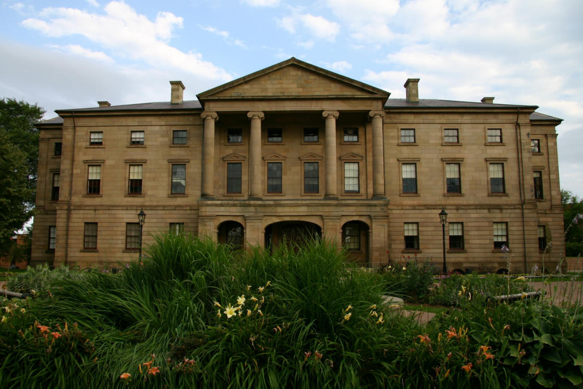Province House confederation building in Charlottetown - PEI's capital city