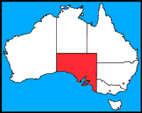 Carte d'Australie-méridionale