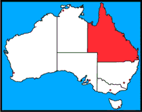 Carte du Queensland