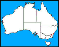 Carte du Territoire de la capitale australienne
