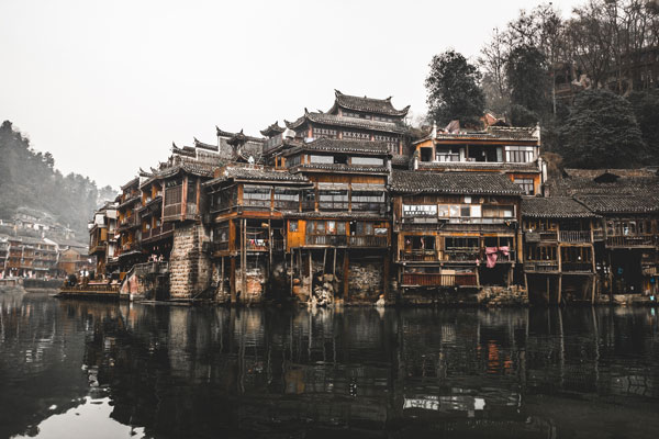 Town over Water