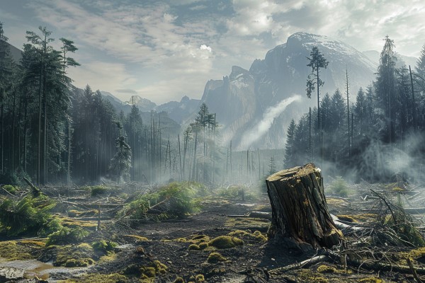 photo of deforestation