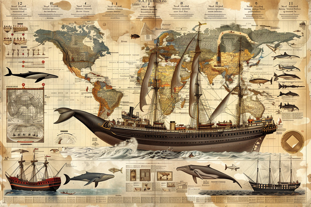 digital image of the history of whaling