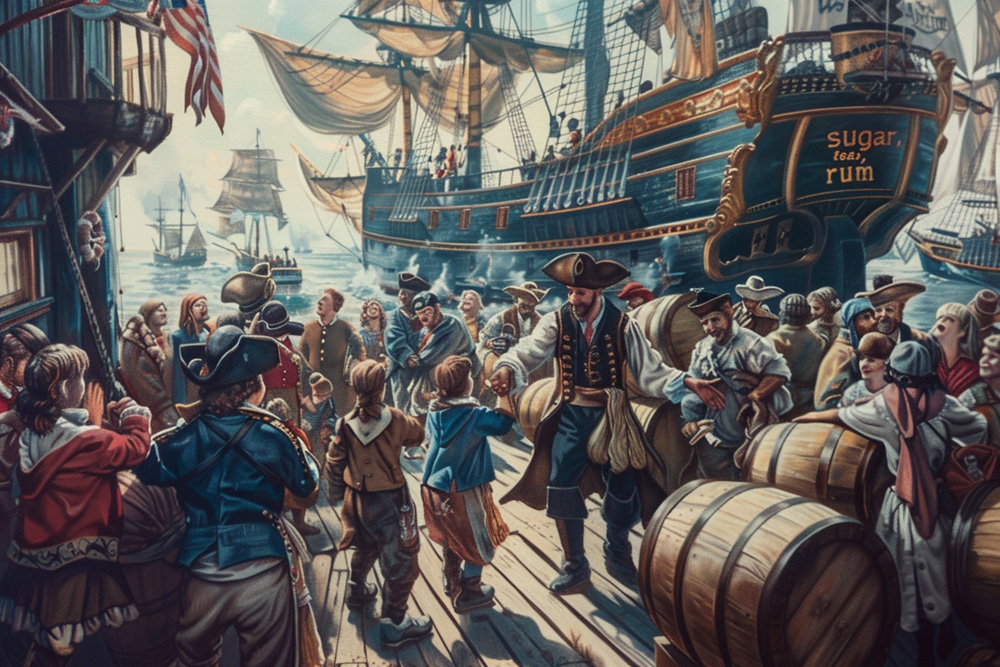digital image of the wellerman in the harbor