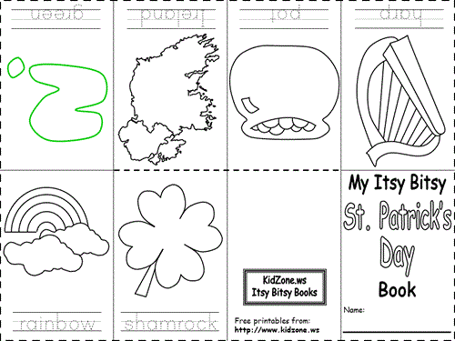 St. Patrick's Day Itsy Bitsy Book