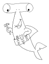 shark coloring pages